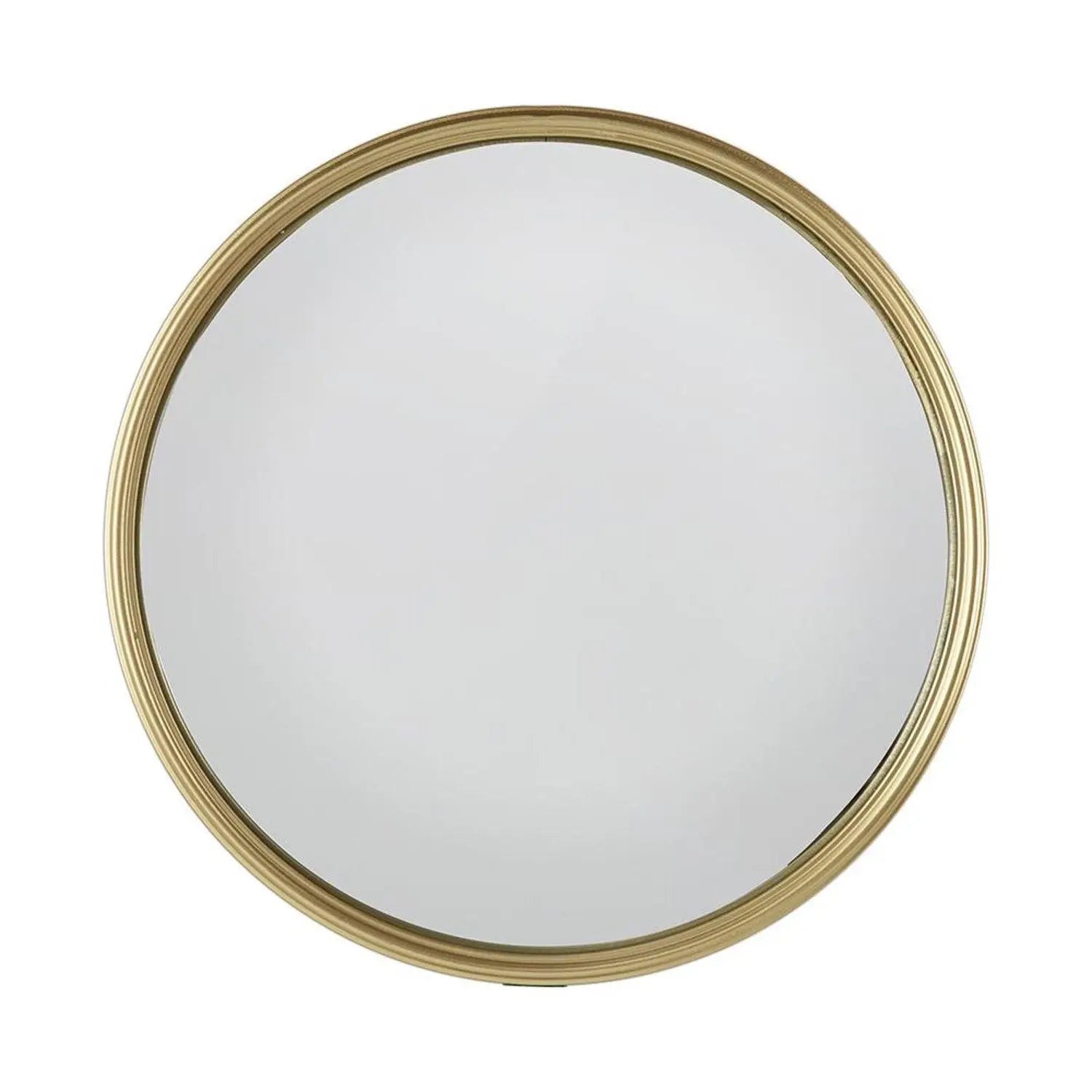 10" Gold Round Iron Textured Framed Accent Mirror Homeroots Bed & Bath