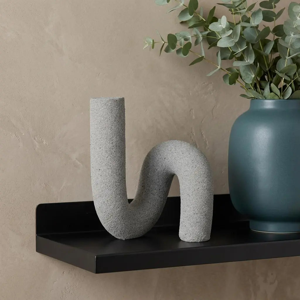 10" Gray Resin Decorative Wall Sculpture Homeroots Home Decor