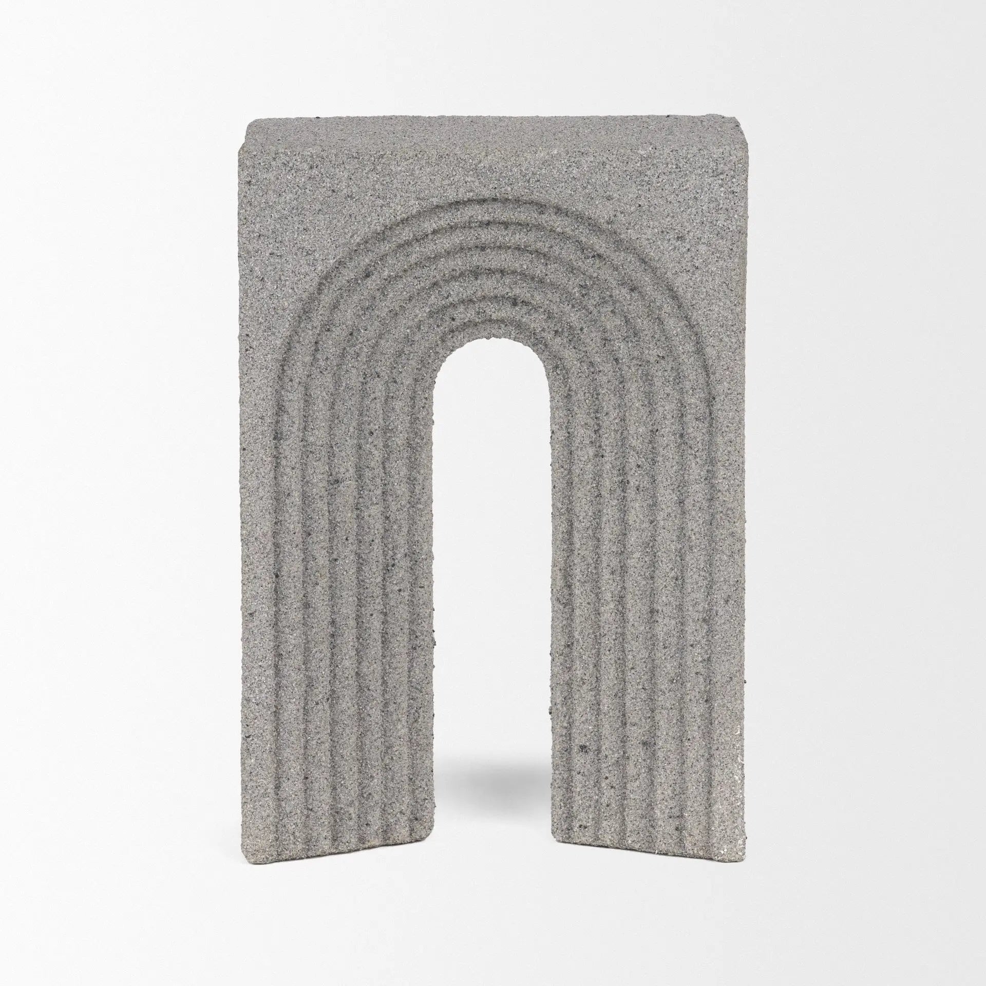 10" Gray Resin Tabletop Sculpture Homeroots Home Decor