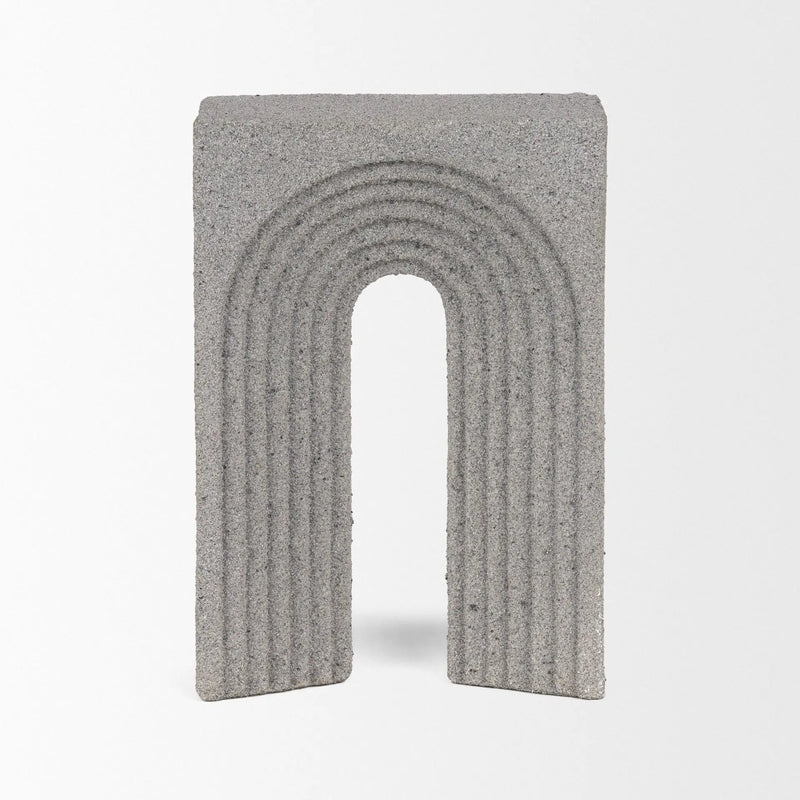 10" Gray Resin Tabletop Sculpture Homeroots Home Decor