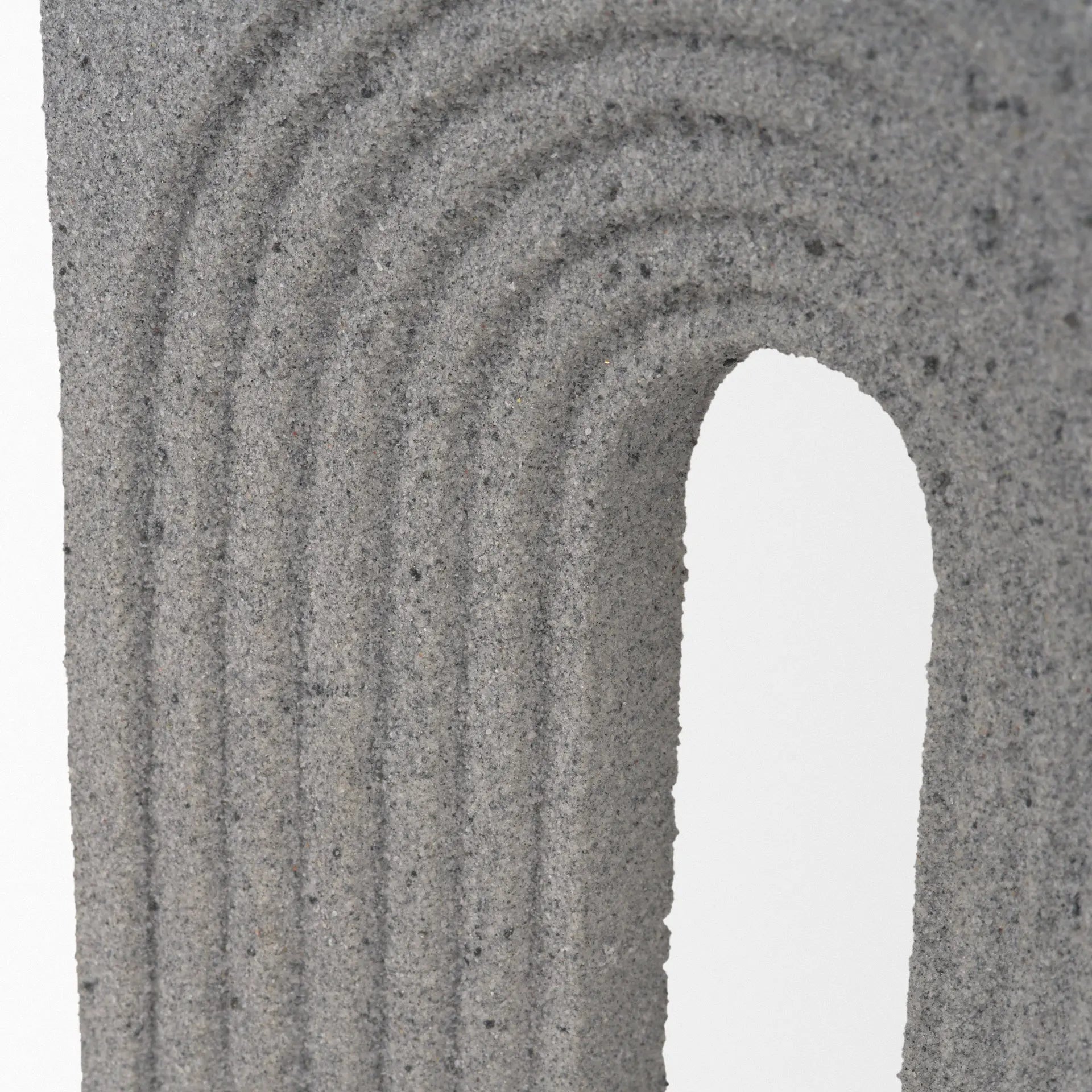 10" Gray Resin Tabletop Sculpture Homeroots Home Decor