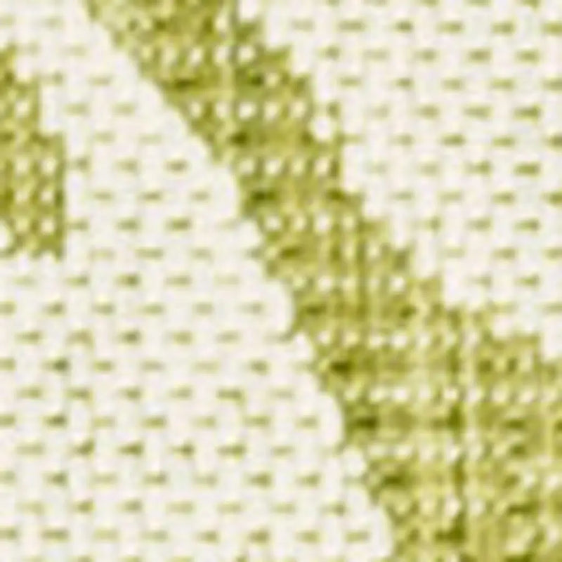 10' Green And Cream Floral Indoor Outdoor Runner Rug Homeroots Outdoor