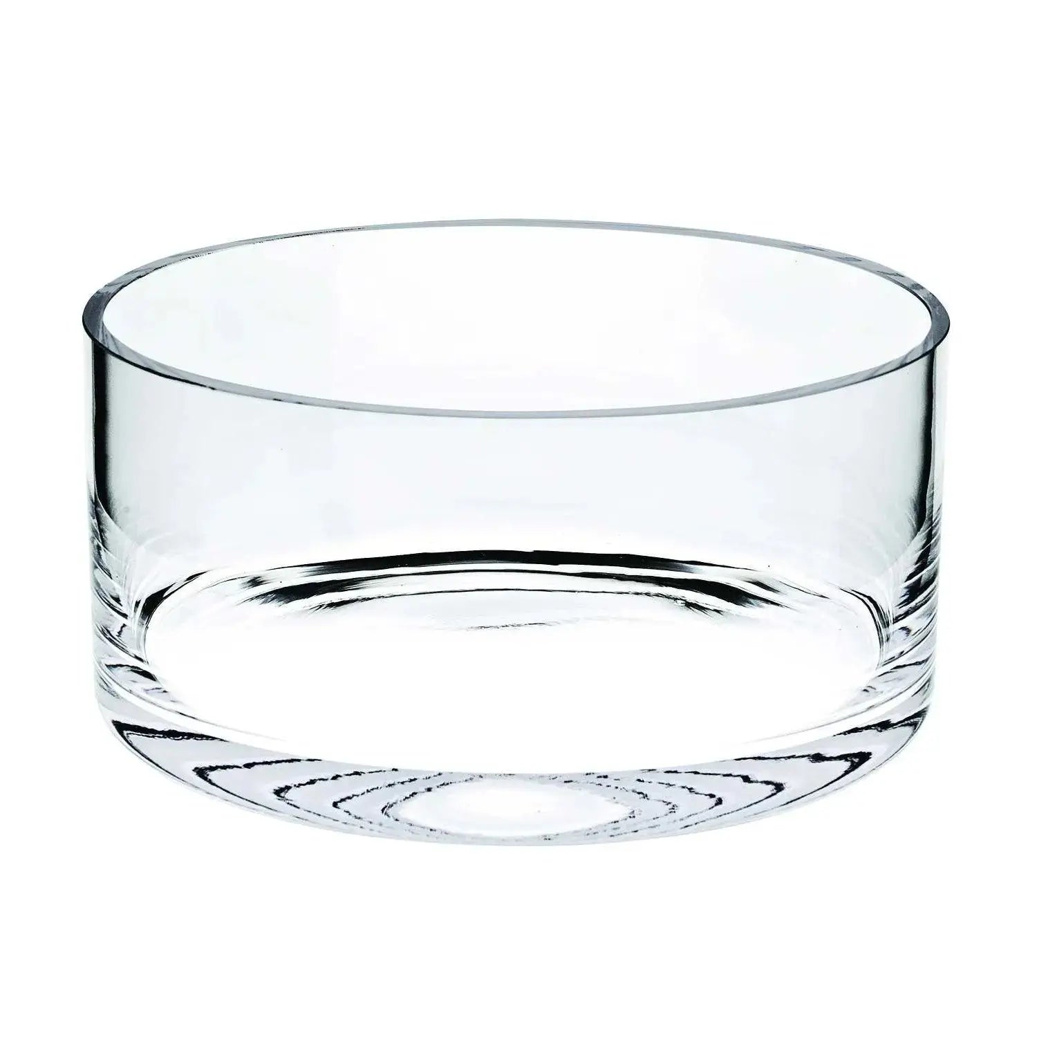 10" Mouth Blown Crystal European Made Crystal Bowl Homeroots Kitchen & Dining