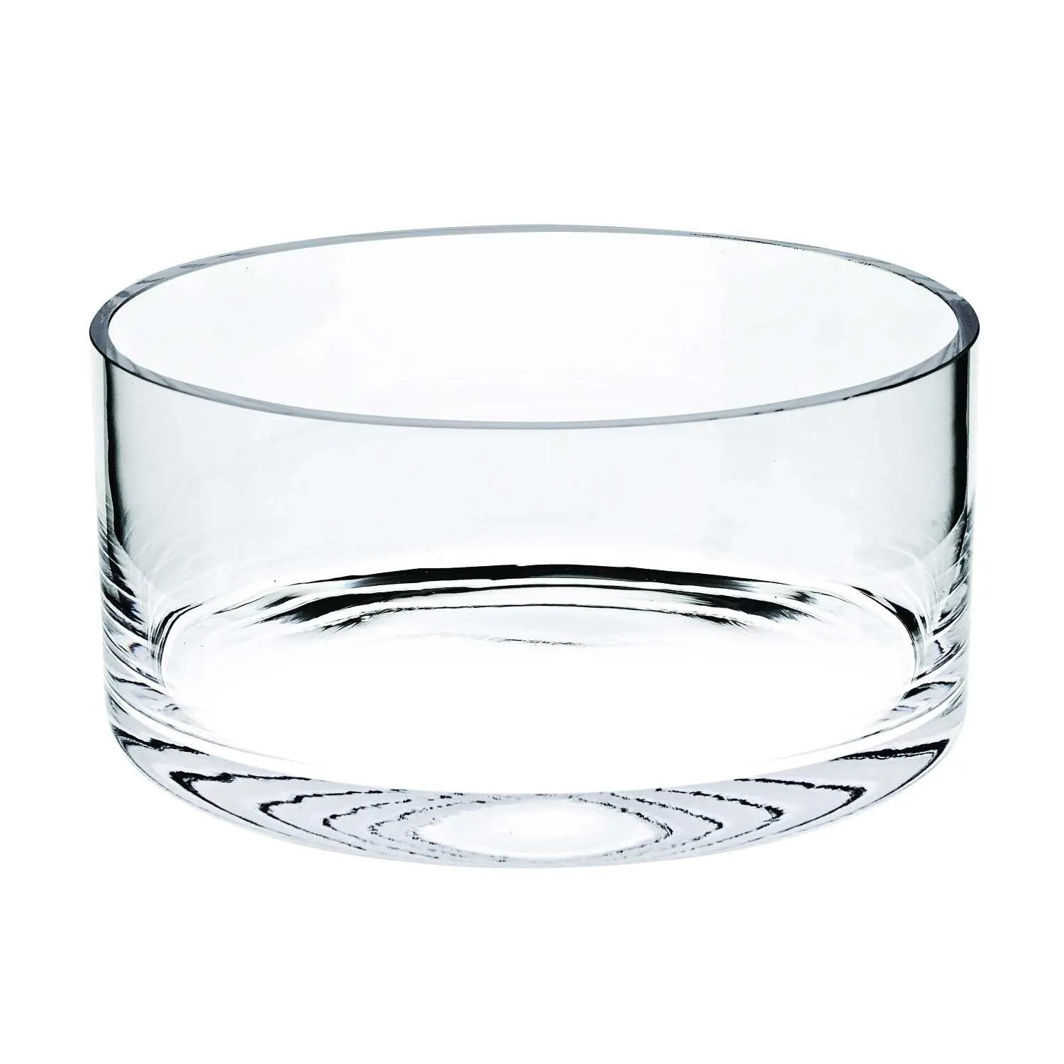 10" Mouth Blown Crystal European Made Crystal Bowl Homeroots Kitchen & Dining