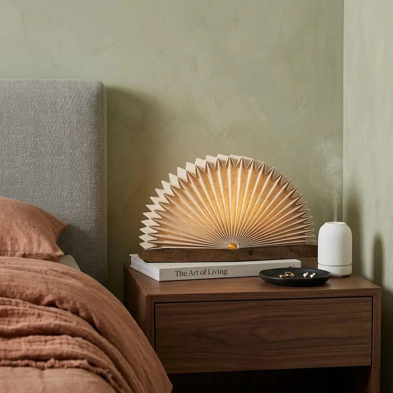 10" Natural Geometric Table Lamp With Novelty Shade Homeroots Lighting