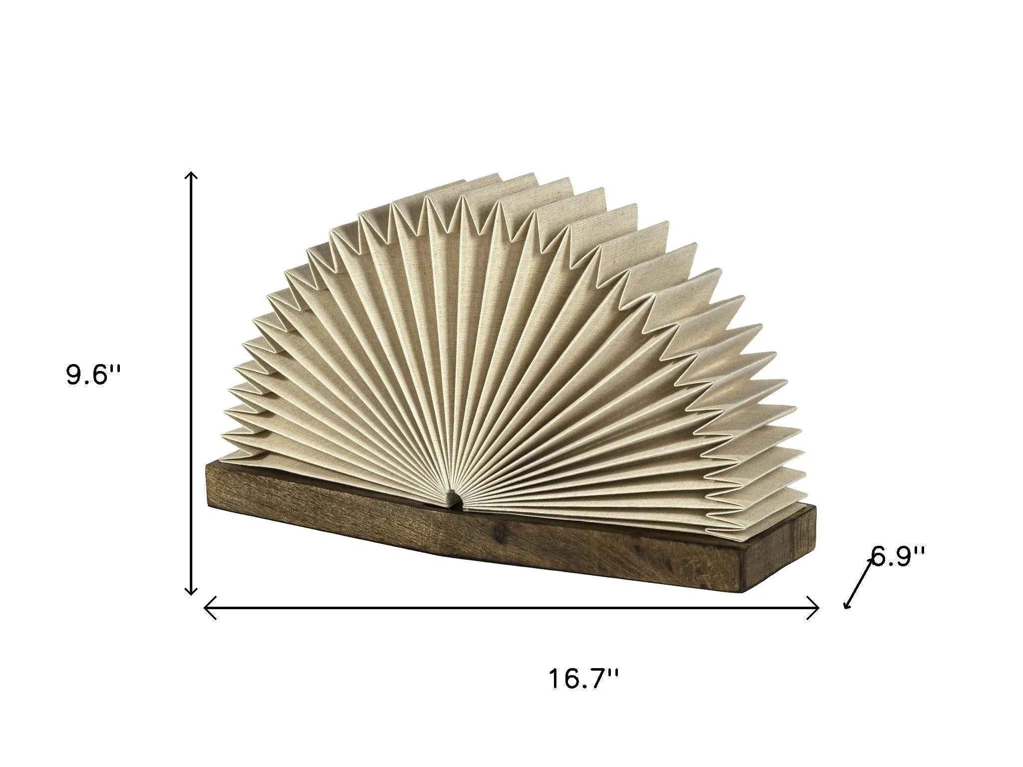 10" Natural Geometric Table Lamp With Novelty Shade Homeroots Lighting