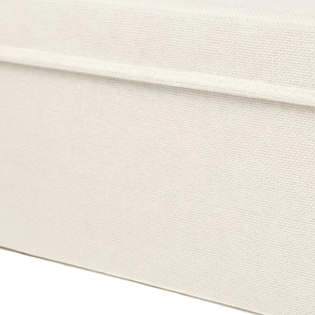 10" Off White Wicker Free Standing Single Door Linen Cabinet Homeroots Organization