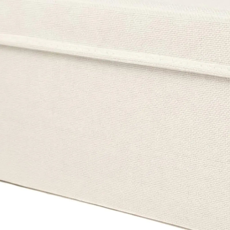 10" Off White Wicker Free Standing Single Door Linen Cabinet Homeroots Organization