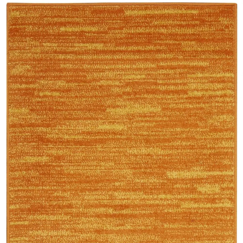 10' Orange Indoor Outdoor Runner Rug - GreatEagleInc
