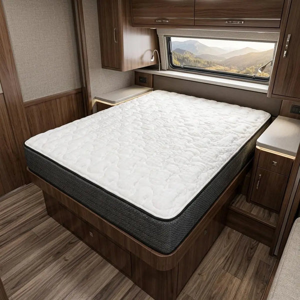 10" RV King 72 x 80 Foam Firm Hybrid Mattress Homeroots Bed & Bath
