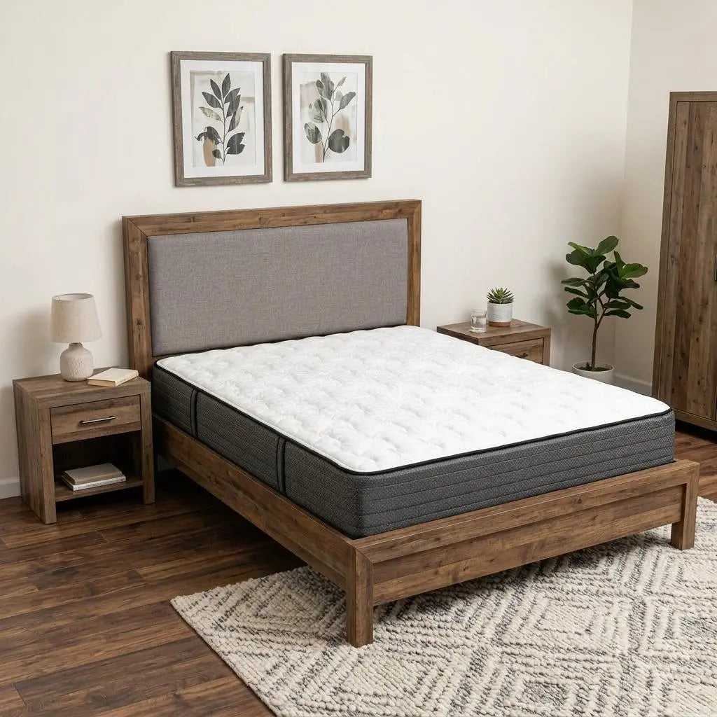 10" Split California King Foam Firm Hybrid Mattress Homeroots Bed & Bath