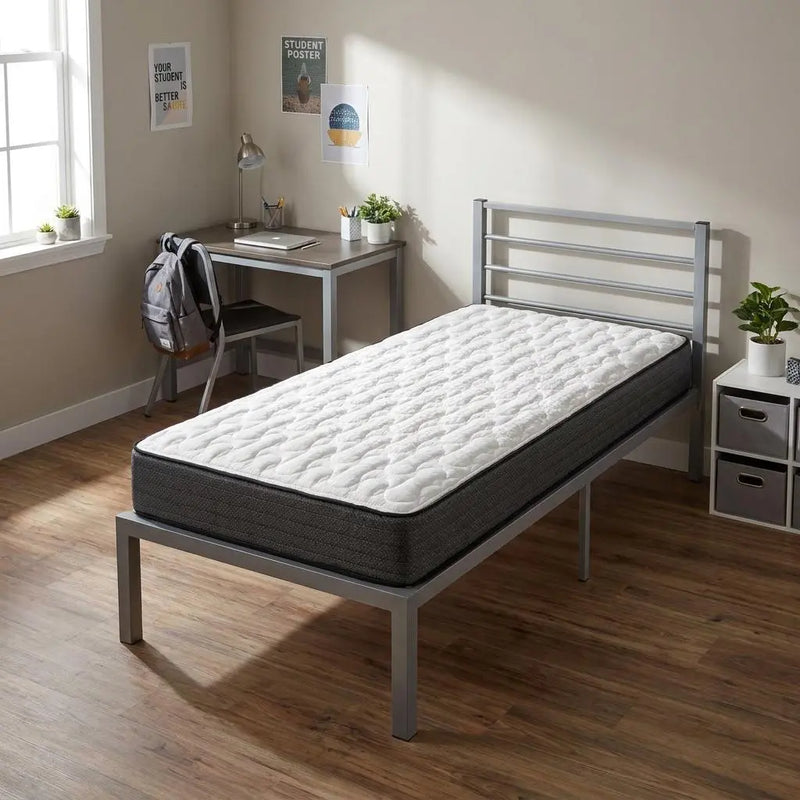 10" Twin XL Foam Medium Hybrid Mattress Homeroots Bed & Bath