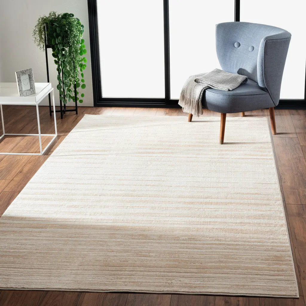 10' X 13' Beige Abstract Distressed Area Rug Homeroots Home Decor