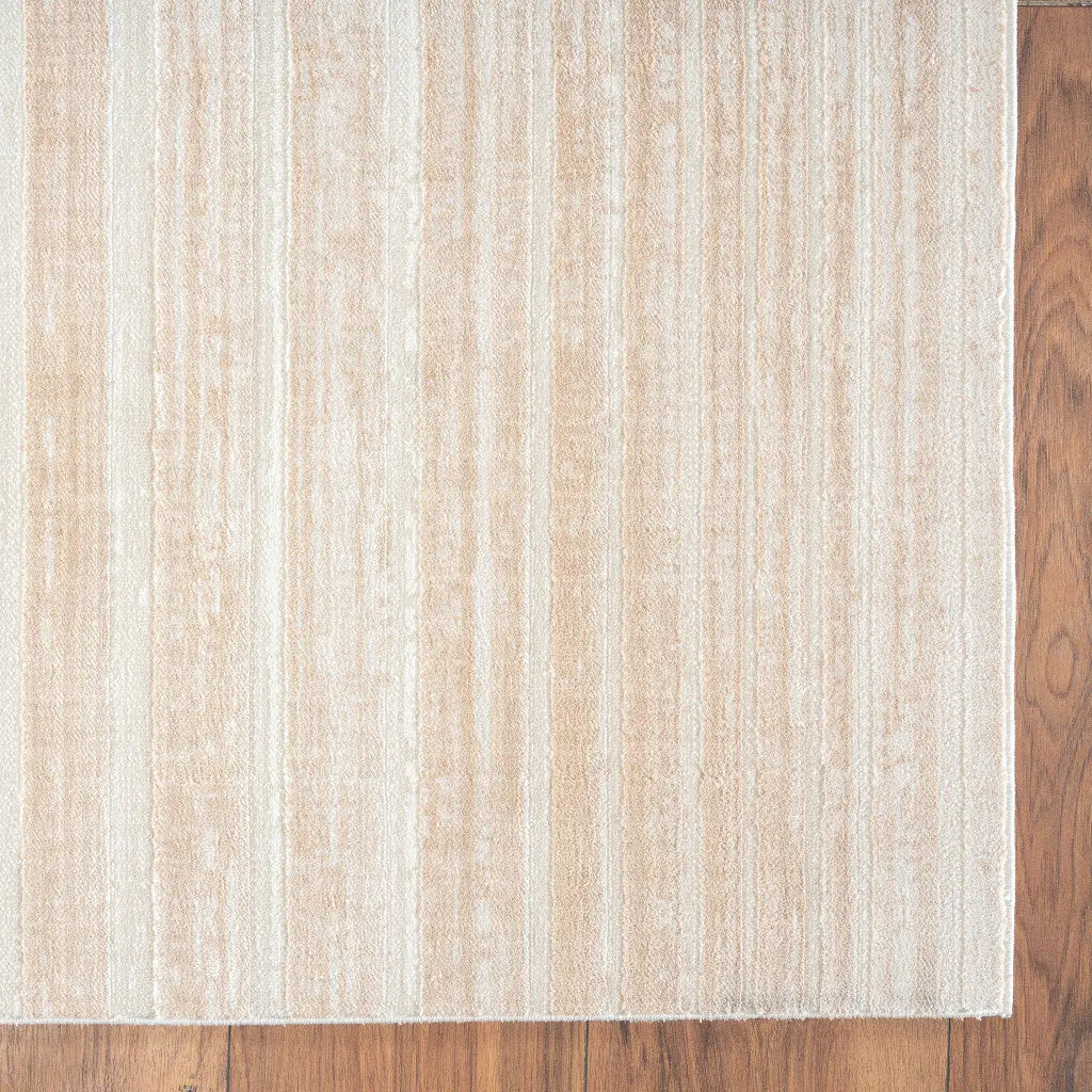 10' X 13' Beige Abstract Distressed Area Rug Homeroots Home Decor