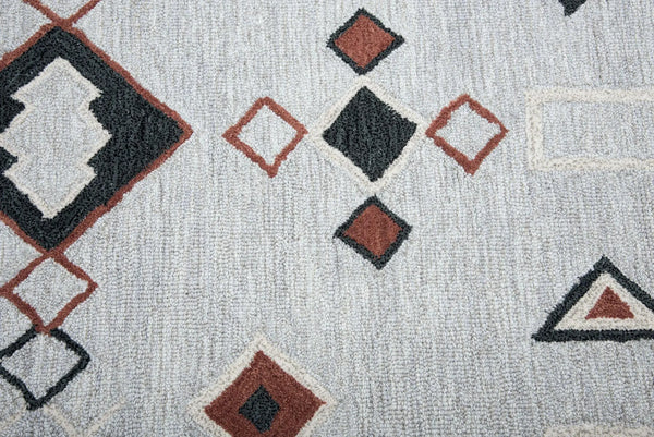 10' X 13' Beige And Natural Wool Southwestern Hand Tufted Area Rug Homeroots Home Decor