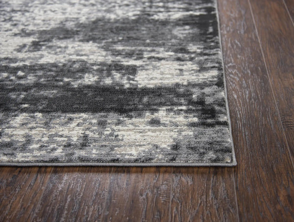 10' X 13' Beige Taupe Tan Gray And Dark Gray Abstract Area Rug Homeroots Home Decor