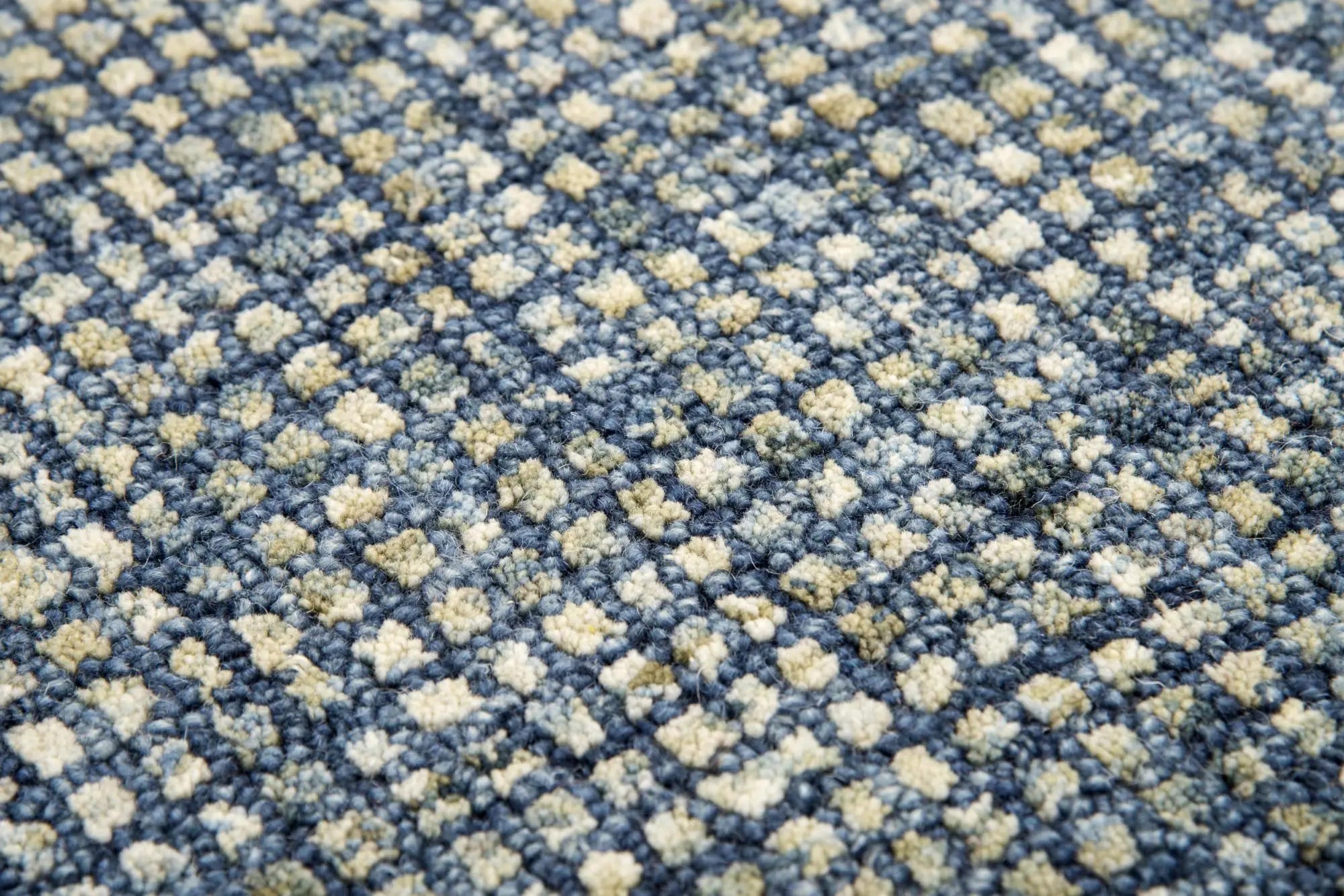 10' X 13' Blue And Beige Wool Hand Tufted Area Rug Homeroots Home Decor