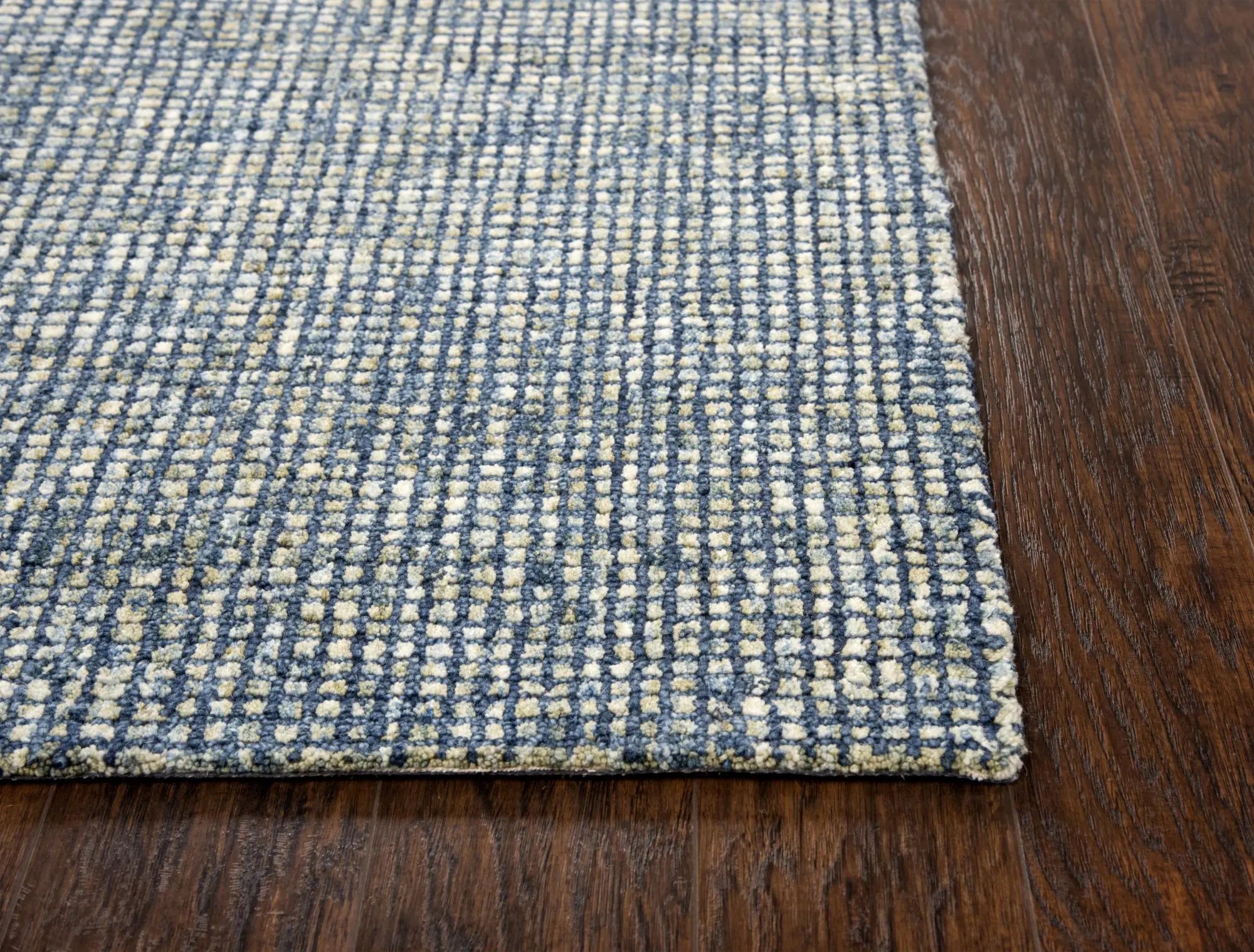 10' X 13' Blue And Beige Wool Hand Tufted Area Rug Homeroots Home Decor