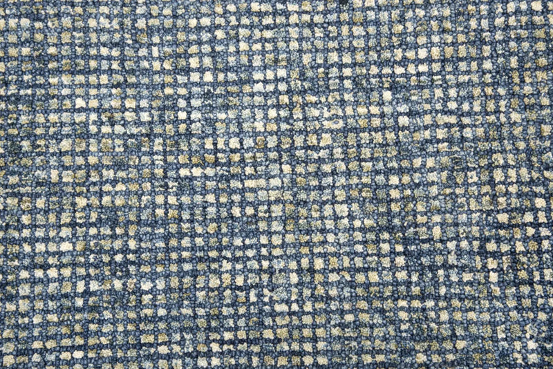 10' X 13' Blue And Beige Wool Hand Tufted Area Rug Homeroots Home Decor