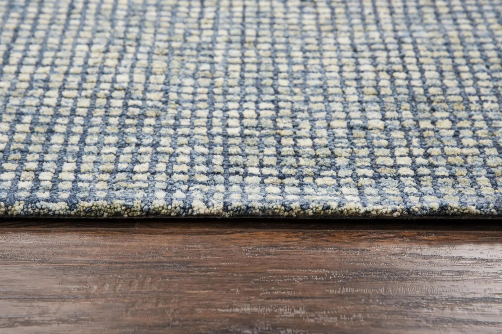 10' X 13' Blue And Beige Wool Hand Tufted Area Rug Homeroots Home Decor