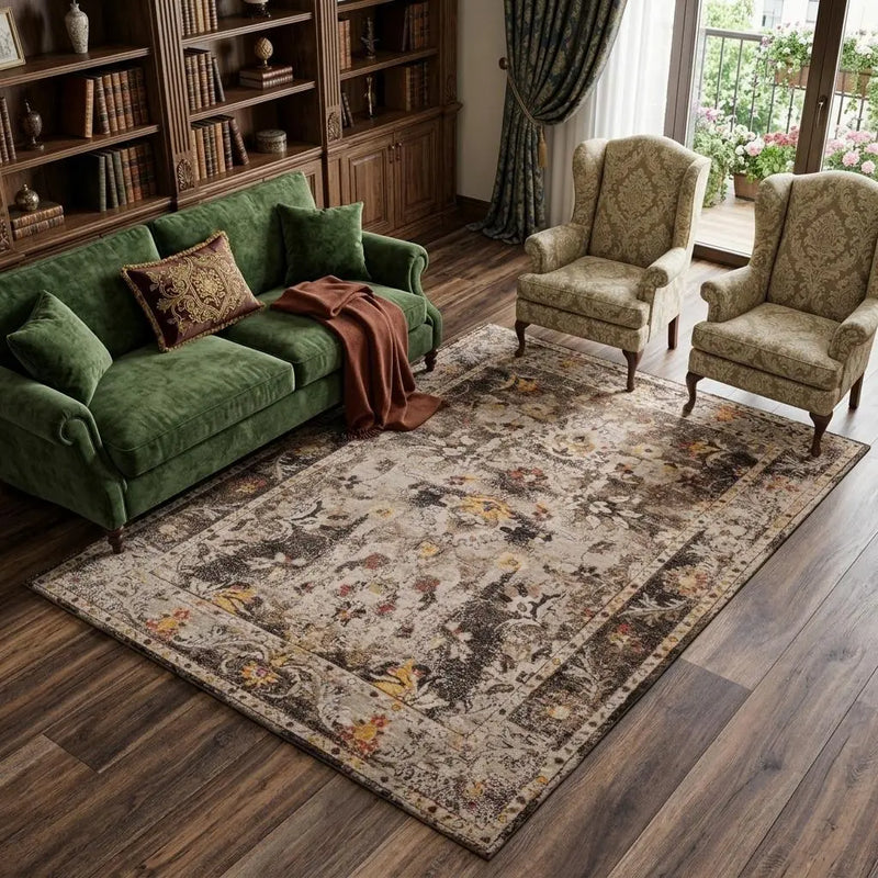 10' X 13' Brown Beige And Apricot New Zealand Lambs Wool Oriental Hand Carved Handmade Area Rug Homeroots Home Decor