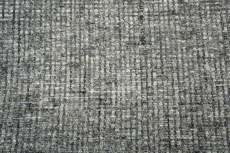 10' X 13' Dark Gray And Beige Wool Hand Tufted Area Rug Homeroots Home Decor