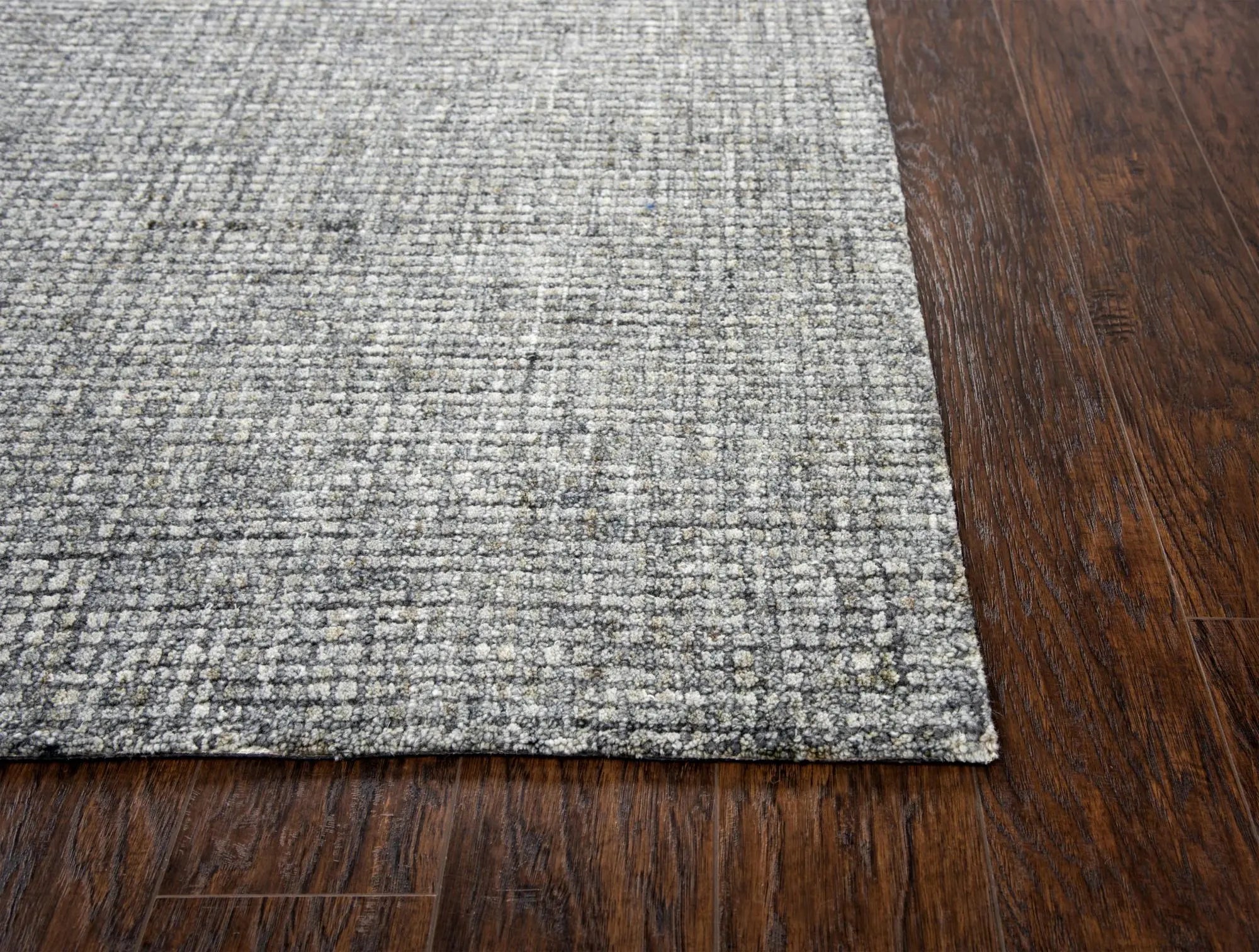 10' X 13' Dark Gray And Beige Wool Hand Tufted Area Rug Homeroots Home Decor