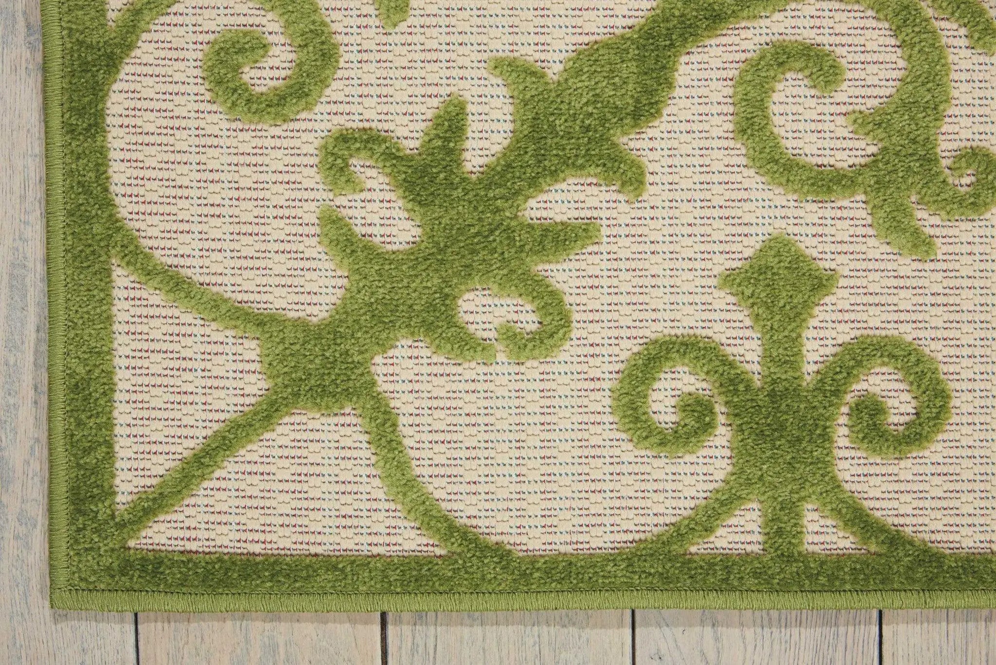 10' X 13' Green Indoor Outdoor Area Rug - GreatEagleInc