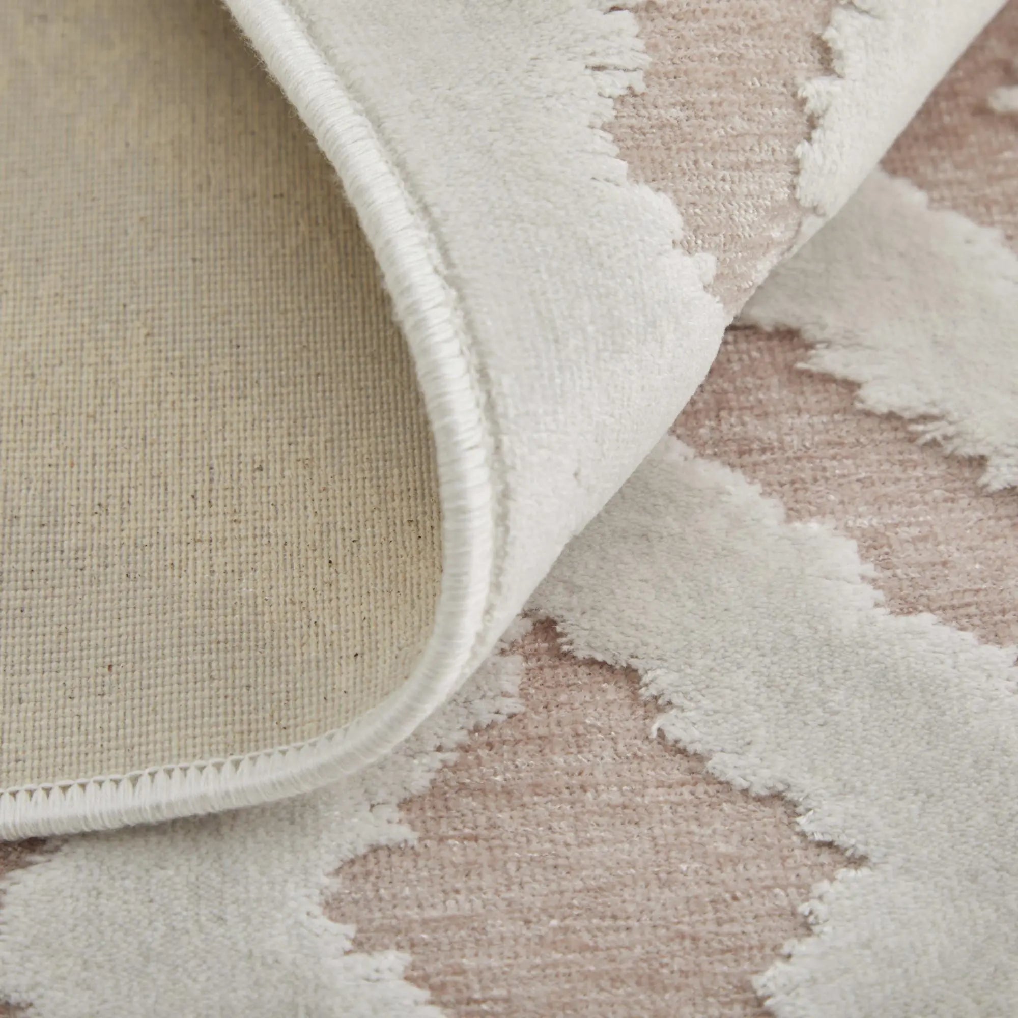 10' X 13' Pink And White Area Rug Homeroots Home Decor