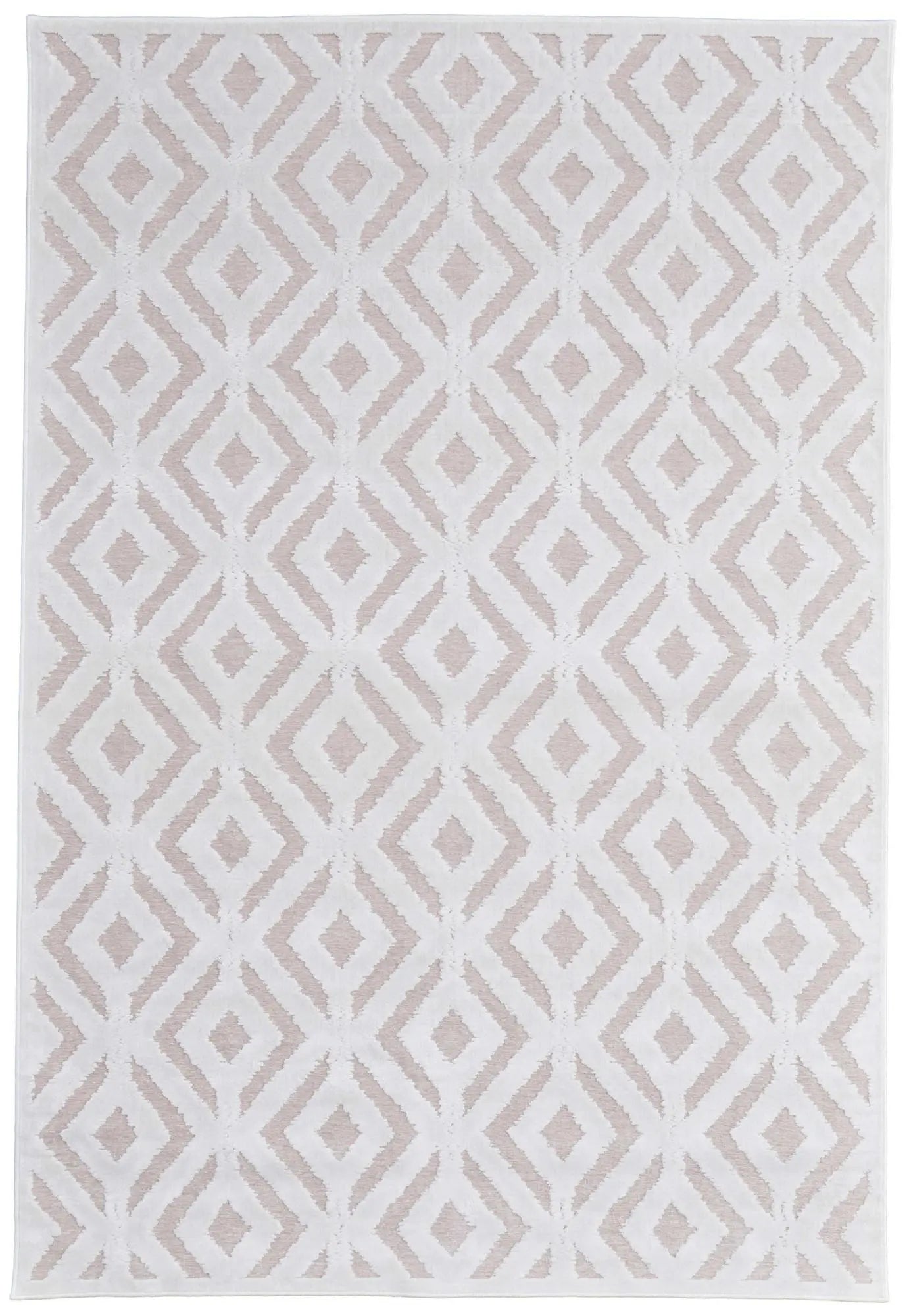 10' X 13' Pink And White Area Rug Homeroots Home Decor