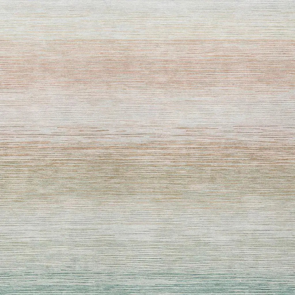 10' X 14' Aqua And Teal Blue Striped Washable Indoor Outdoor Area Rug Homeroots Outdoor