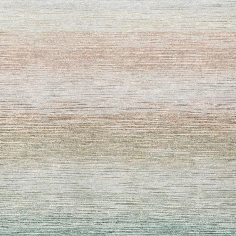 10' X 14' Aqua And Teal Blue Striped Washable Indoor Outdoor Area Rug Homeroots Outdoor