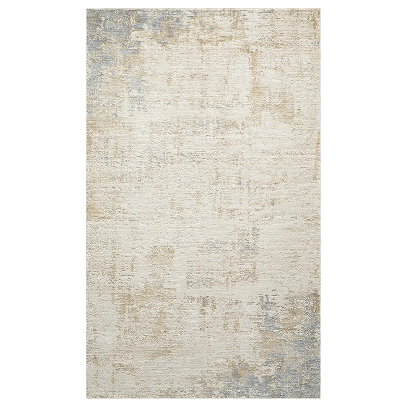 10' X 14' Beige And Blue Abstract Area Rug Homeroots Home Decor