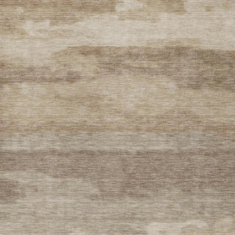10' X 14' Beige And Brown Abstract Washable Indoor Outdoor Area Rug Homeroots Outdoor