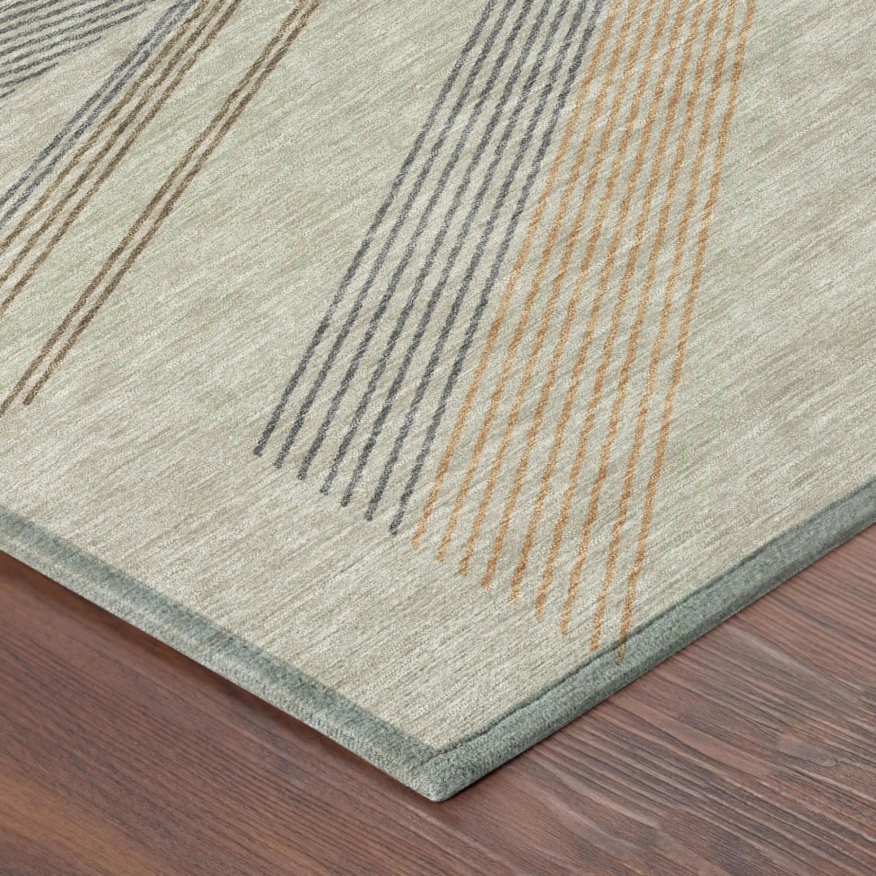 10' X 14' Beige And Brown Geometric Washable Indoor Outdoor Area Rug Homeroots Outdoor