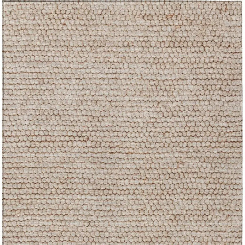 10' X 14' Beige And Brown Striped Washable Indoor Outdoor Area Rug Homeroots Outdoor