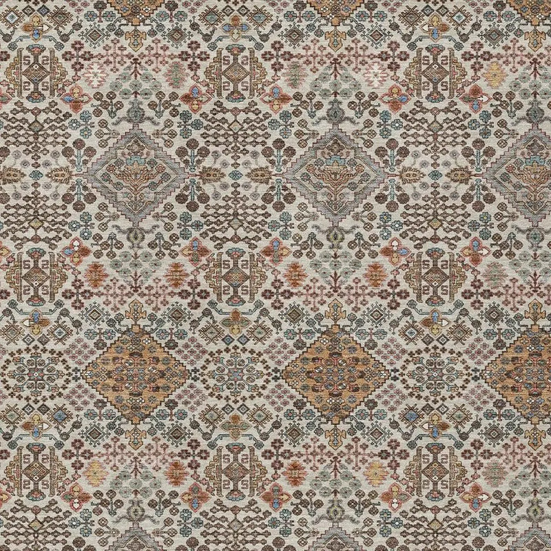 10' X 14' Beige And Copper Geometric Washable Indoor Outdoor Area Rug Homeroots Outdoor