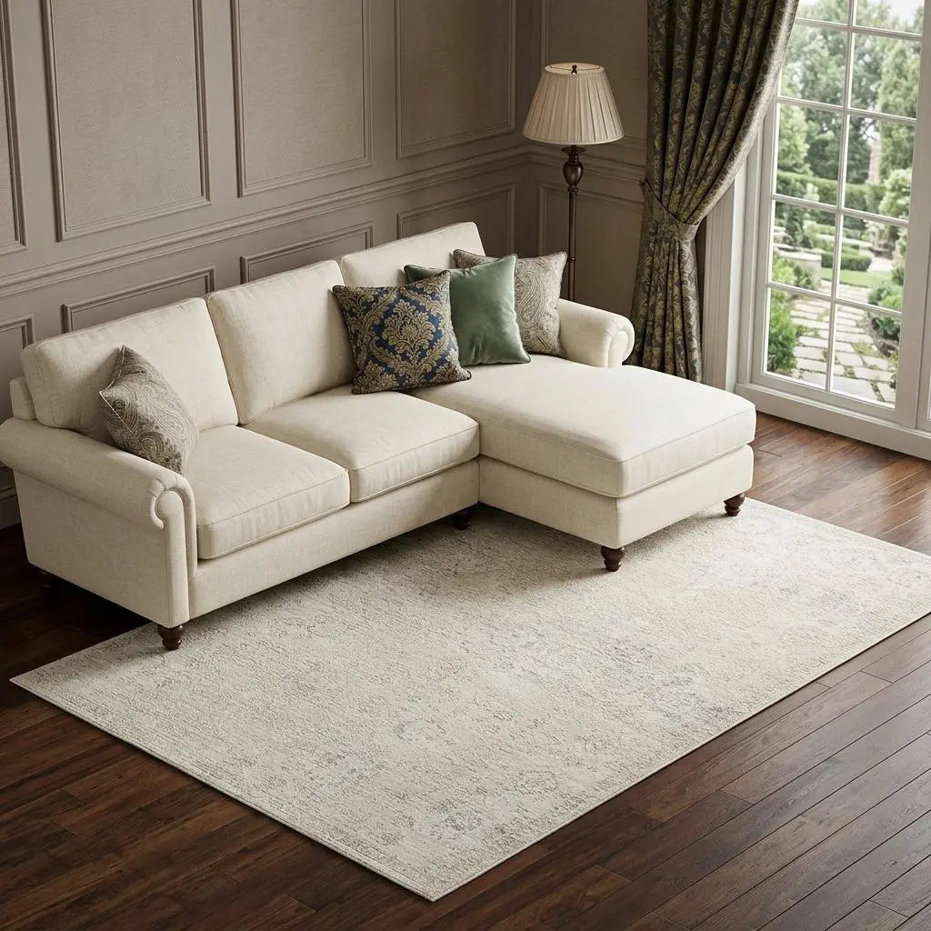 10' X 14' Beige And Gray Abstract Area Rug Homeroots Home Decor
