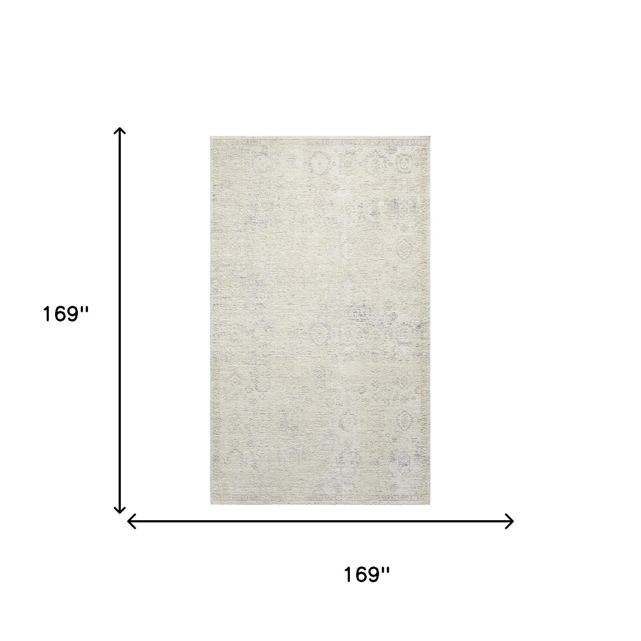 10' X 14' Beige And Gray Abstract Area Rug Homeroots Home Decor
