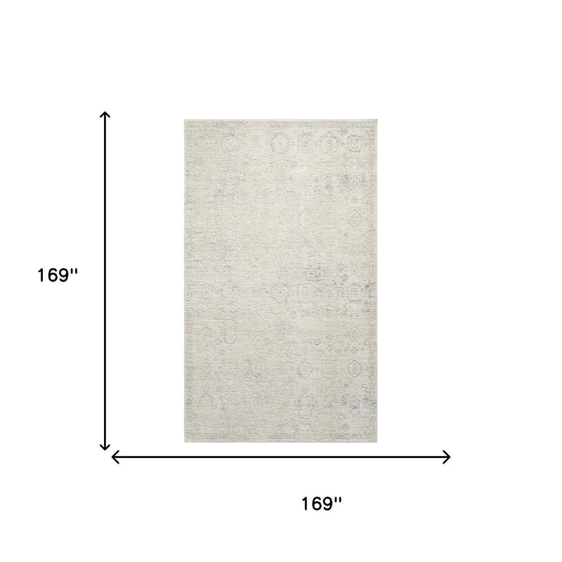 10' X 14' Beige And Gray Abstract Area Rug Homeroots Home Decor