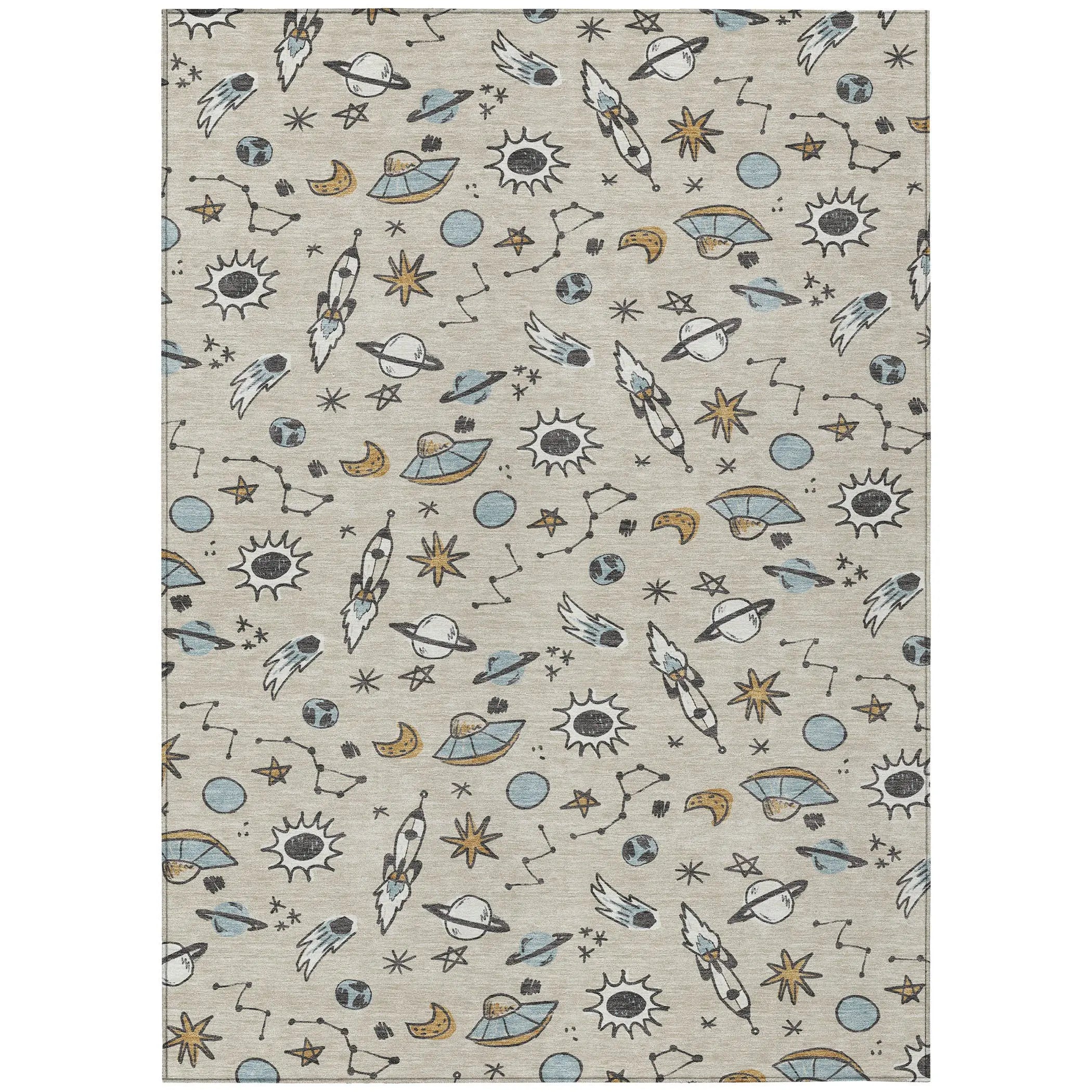 10' X 14' Beige And Gray Animal Print Washable Indoor Outdoor Area Rug Homeroots Outdoor