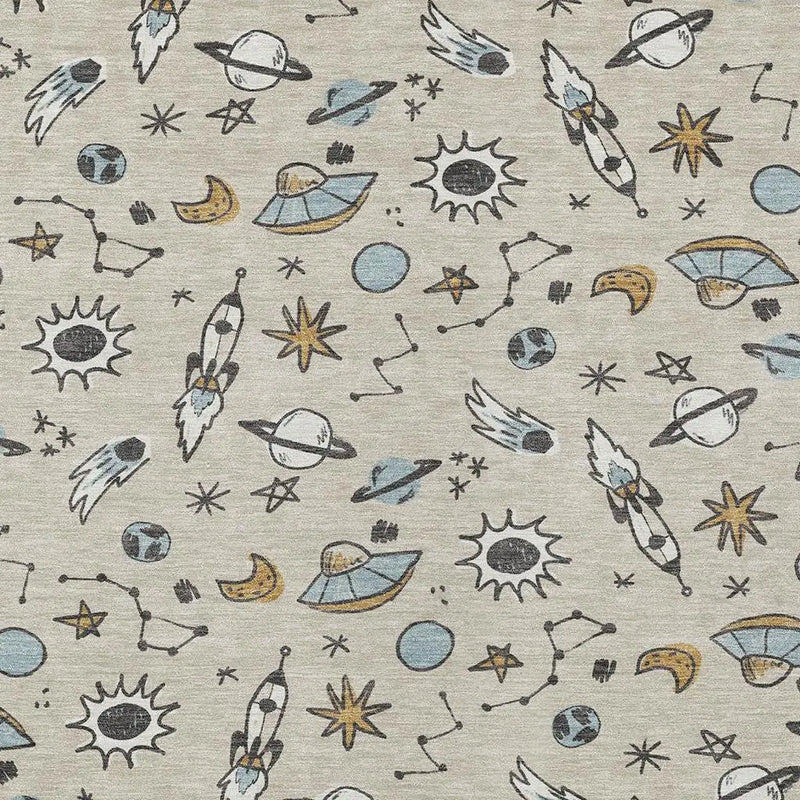 10' X 14' Beige And Gray Animal Print Washable Indoor Outdoor Area Rug Homeroots Outdoor
