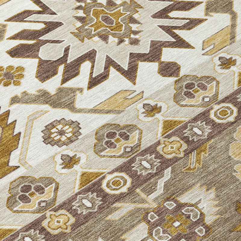 10' X 14' Beige And Ivory Cactus Washable Indoor Outdoor Area Rug Homeroots Outdoor