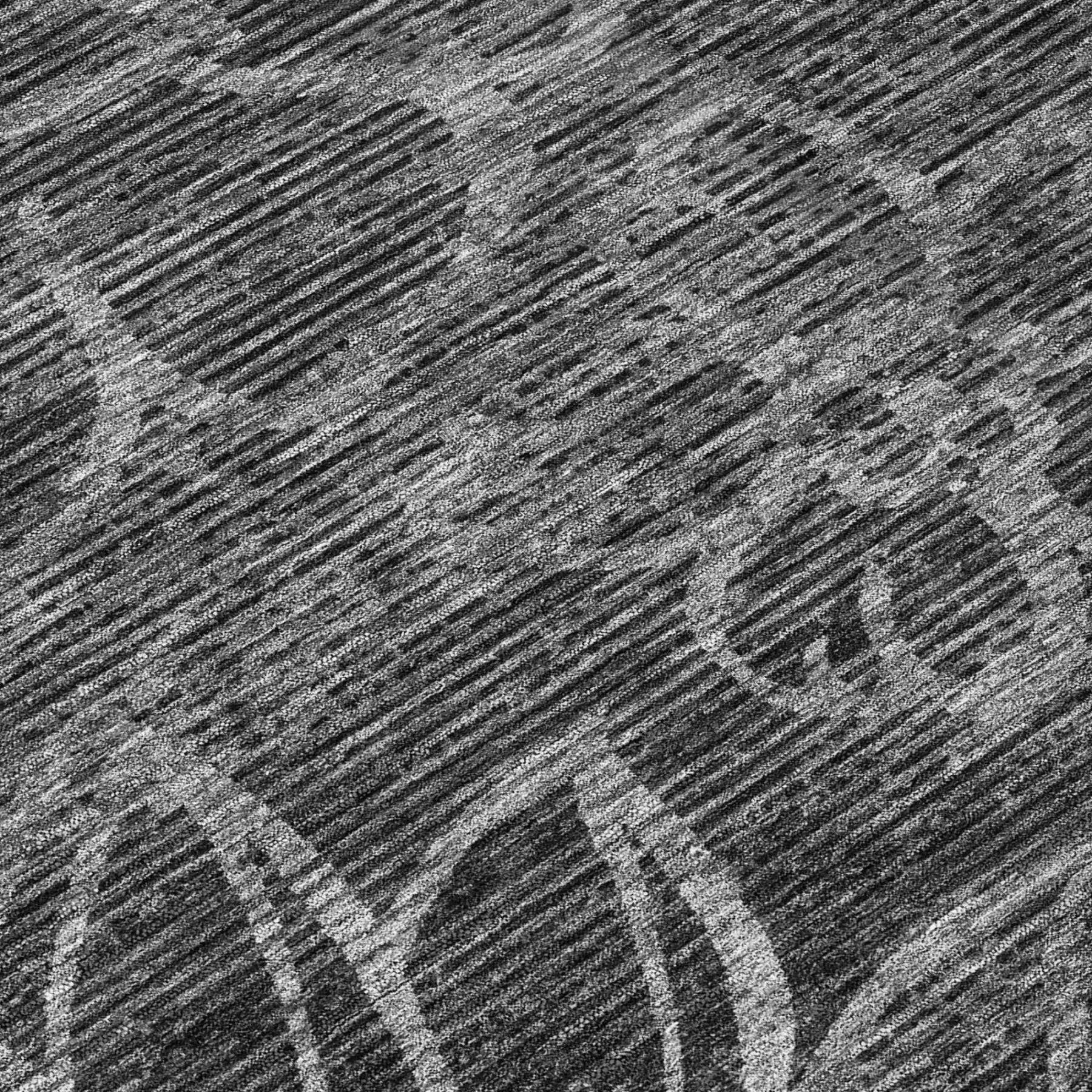 10' X 14' Black And Graphite Floral Washable Indoor Outdoor Area Rug Homeroots Outdoor