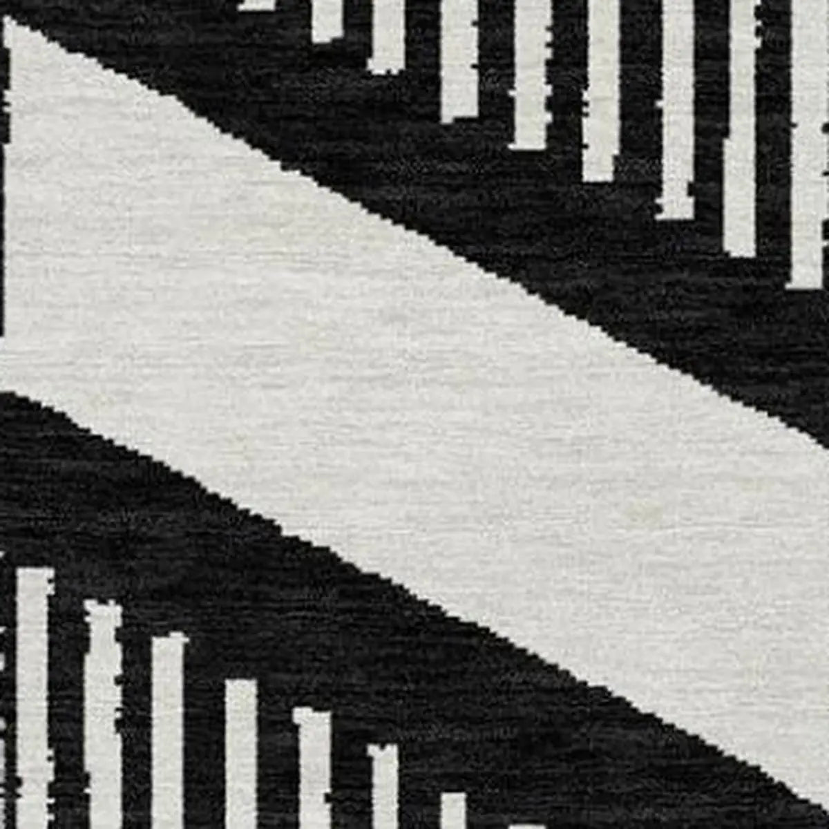10' X 14' Black And Graphite Geometric Washable Indoor Outdoor Area Rug Homeroots Outdoor