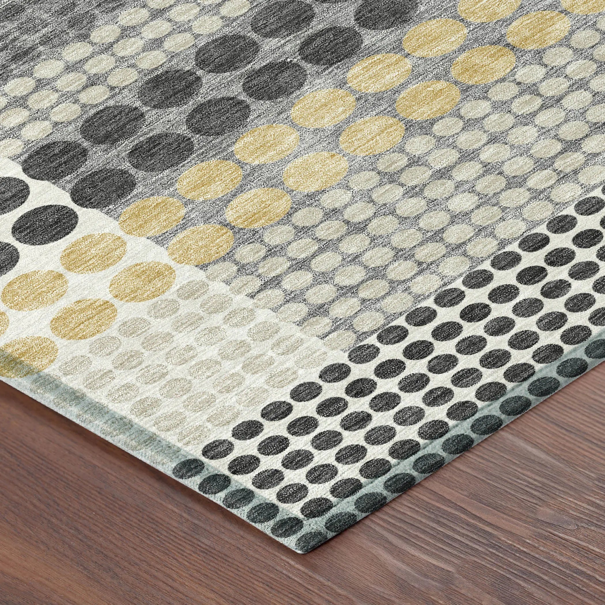 10' X 14' Black And Gray Geometric Washable Indoor Outdoor Area Rug Homeroots Outdoor
