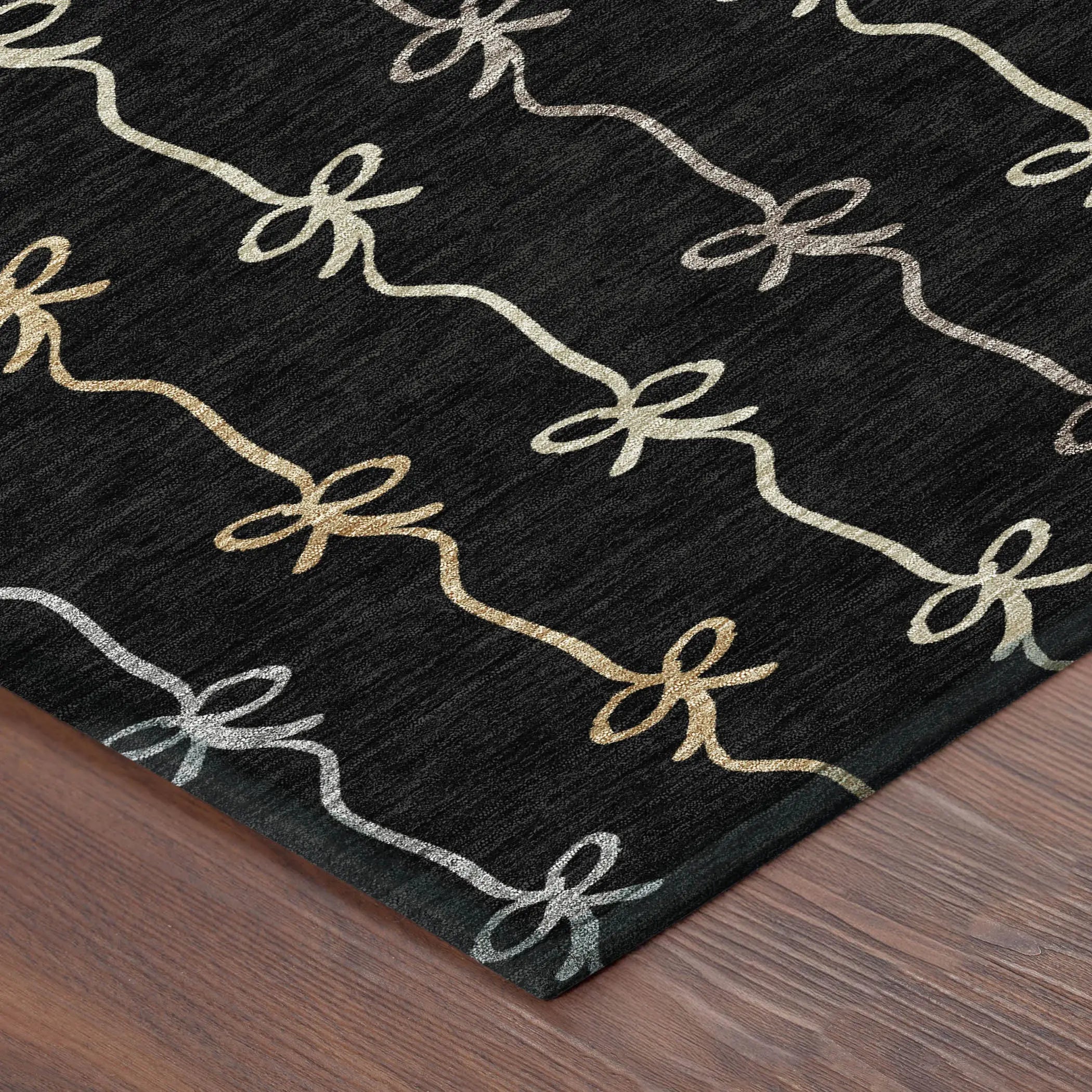 10' X 14' Black And Gray Southwestern Washable Indoor Outdoor Area Rug Homeroots Outdoor