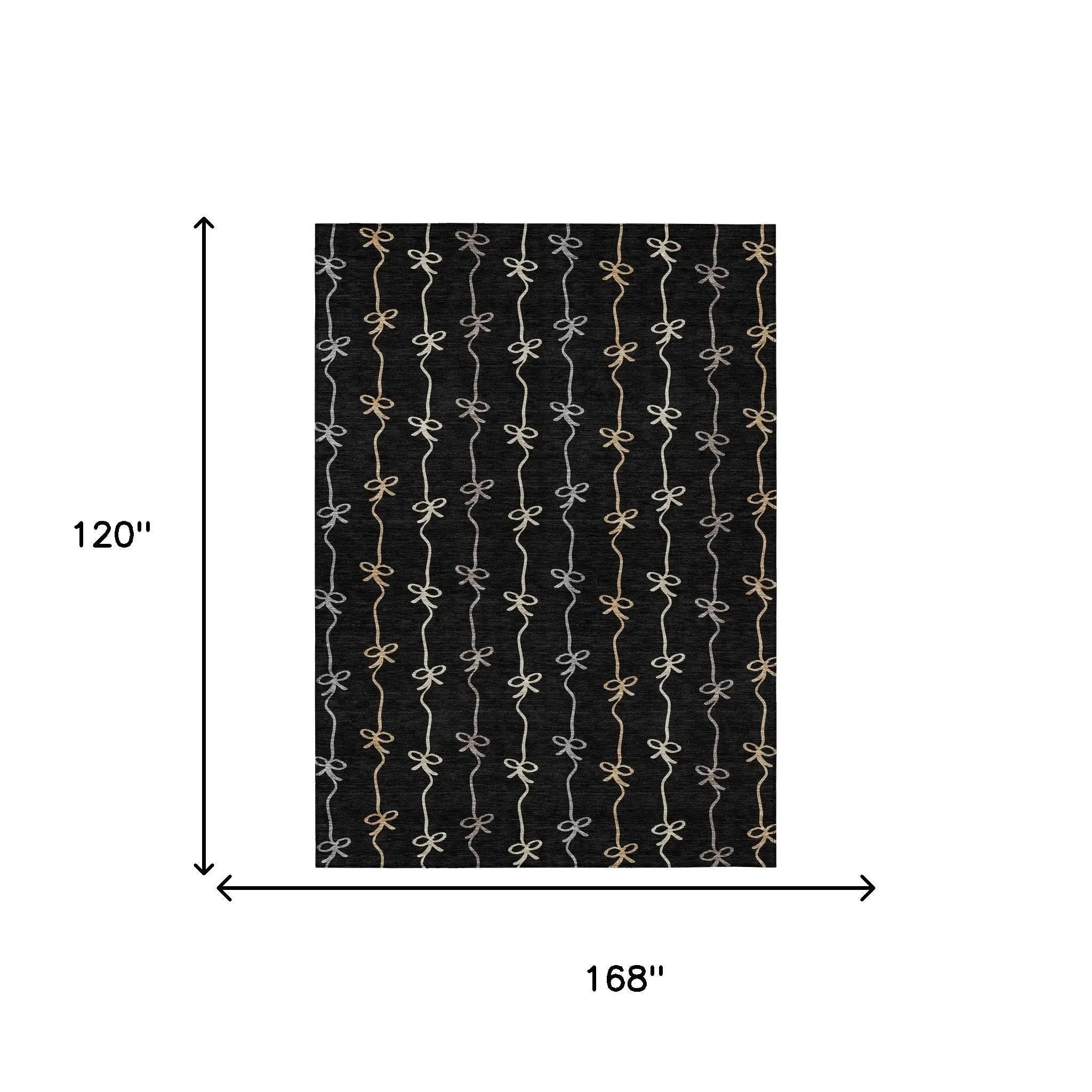 10' X 14' Black And Gray Southwestern Washable Indoor Outdoor Area Rug Homeroots Outdoor