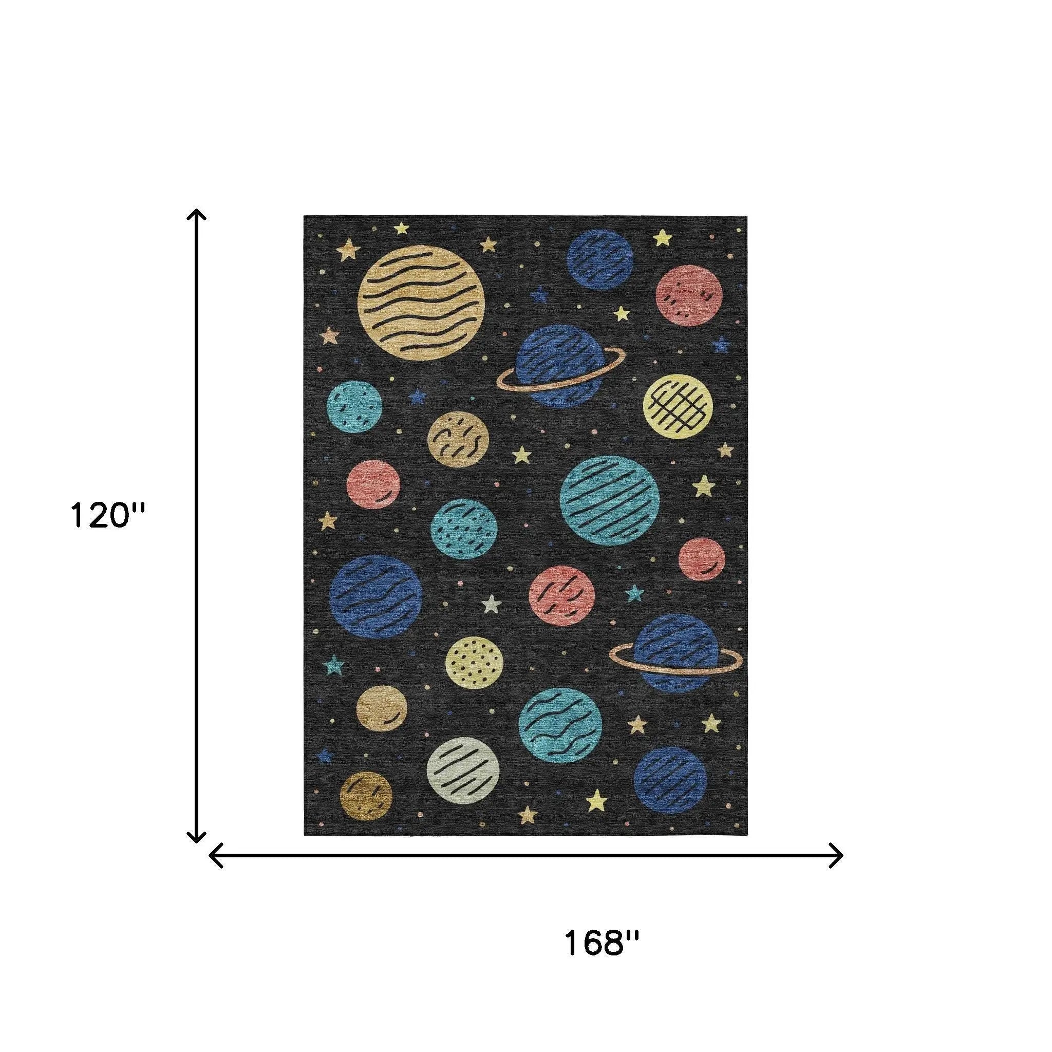 10' X 14' Black And Navy Blue Floral Washable Indoor Outdoor Area Rug Homeroots Outdoor
