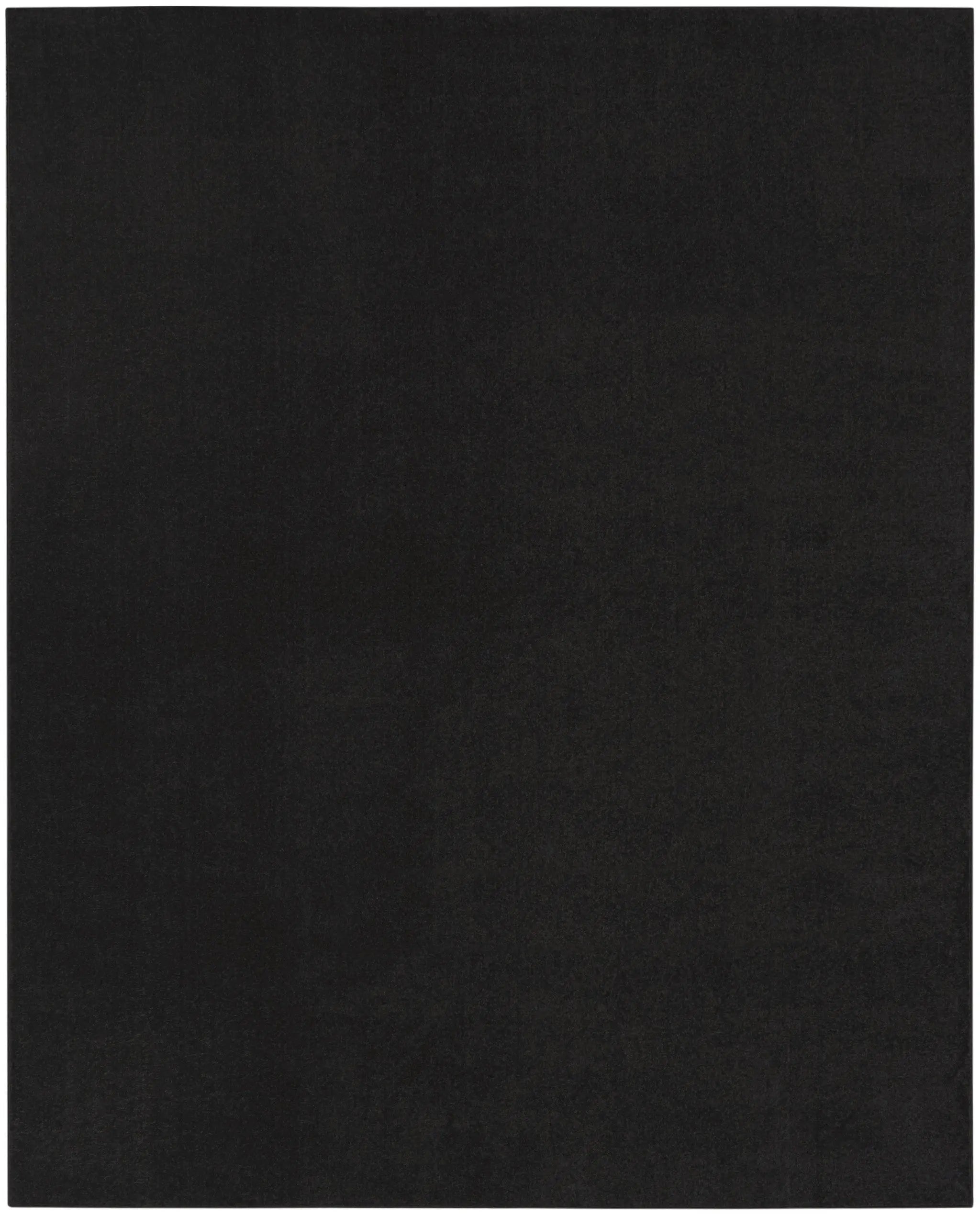 10' X 14' Black Stain Resistant Indoor Outdoor Area Rug Homeroots Outdoor